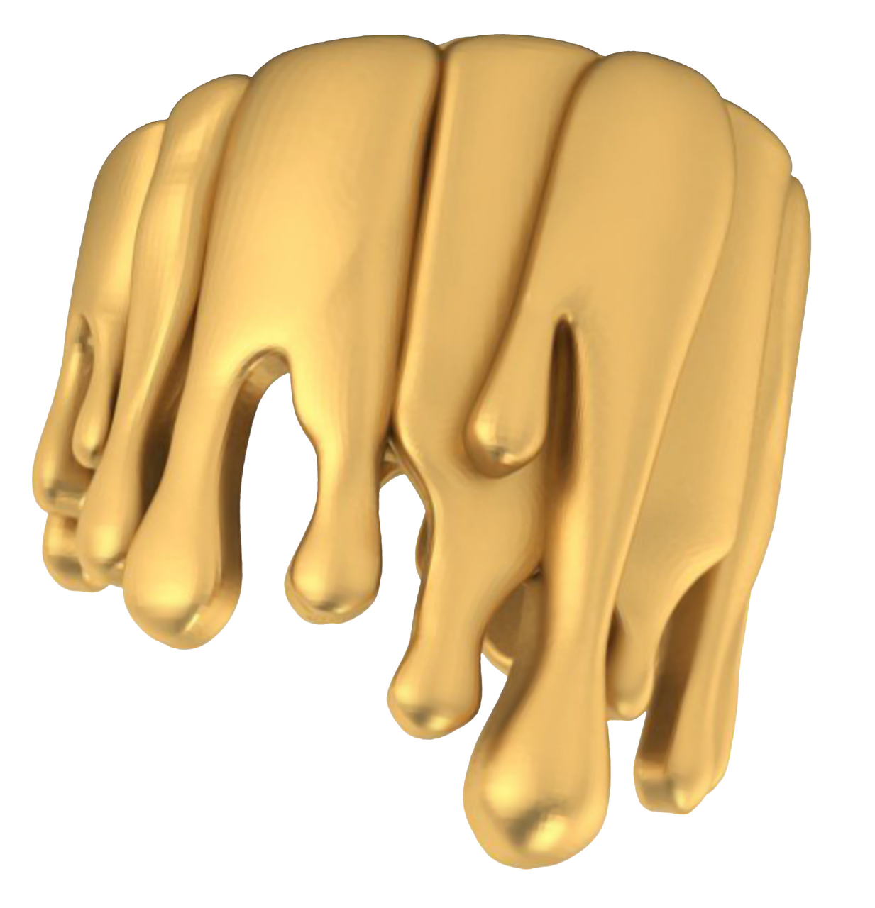 Antonio Wehrli Gravity Paint Drip Ring: Art into Jewelry-18K Gold-0