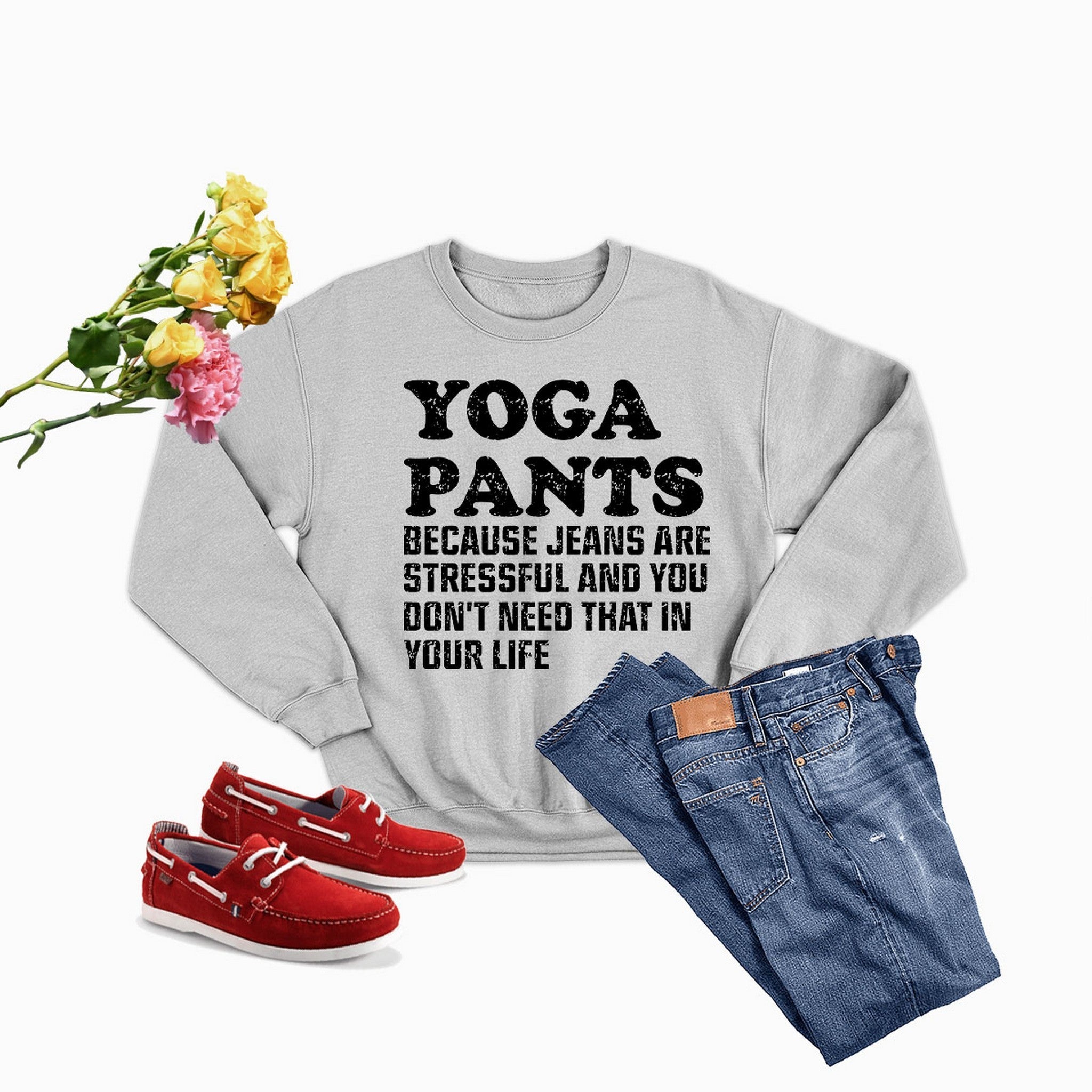 Yoga Pants Sweat Shirt