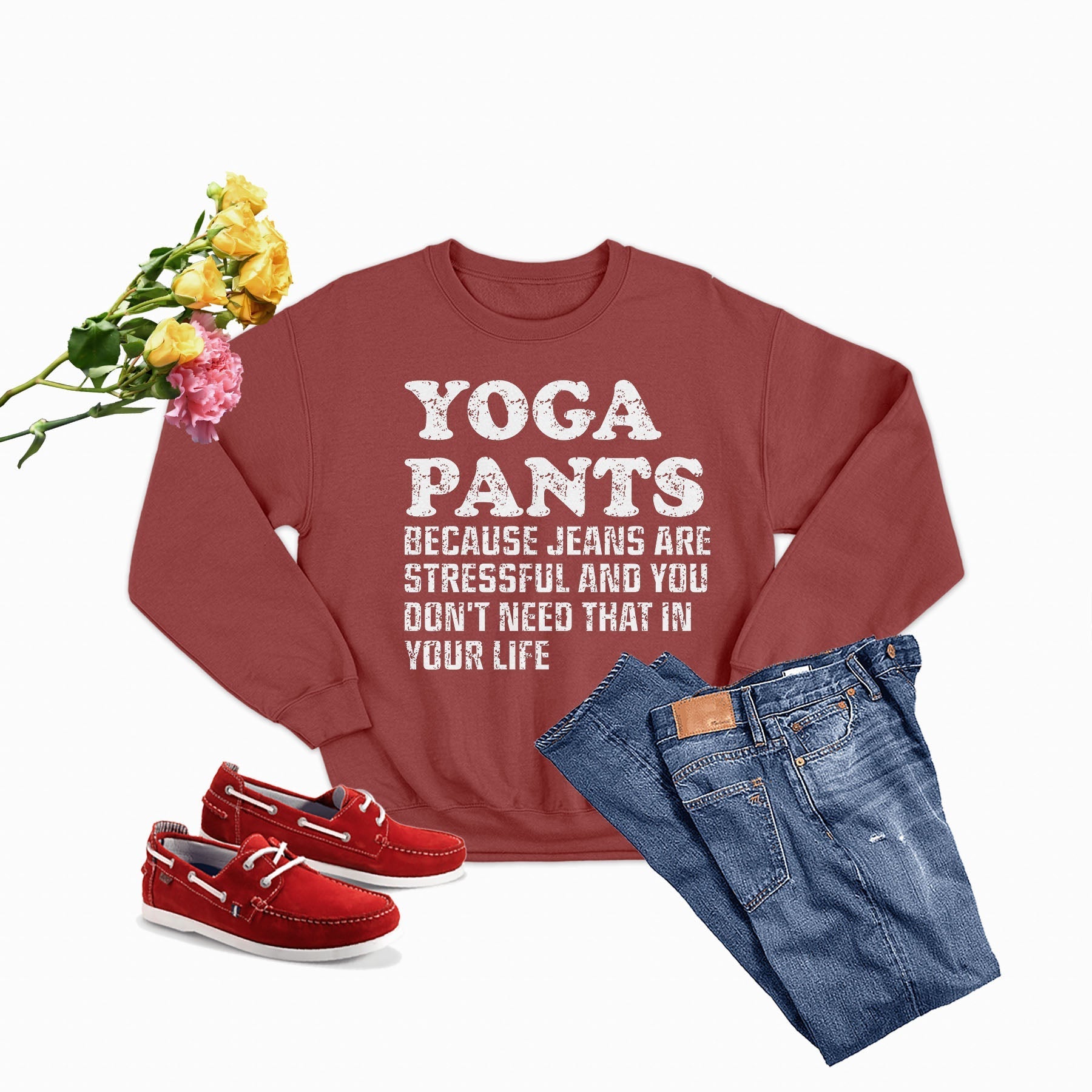 Yoga Pants Sweat Shirt