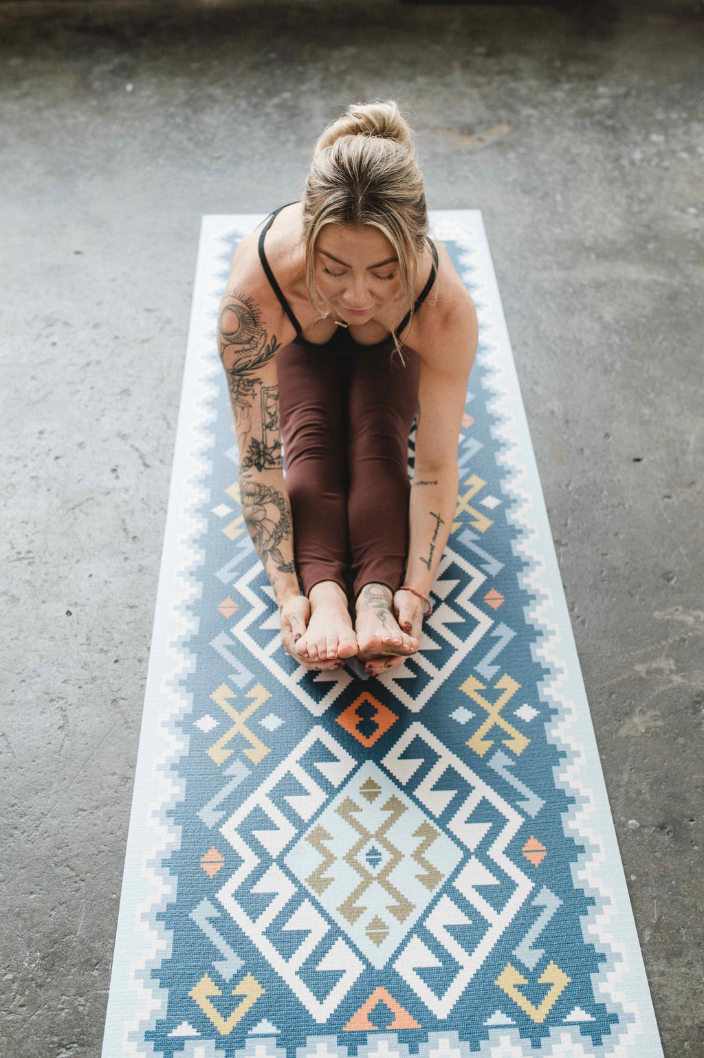 Yoga Mat | 6mm Thick | Blue | Non-Slip | Eco Friendly | Yune Yoga | Moab River - GilloServ