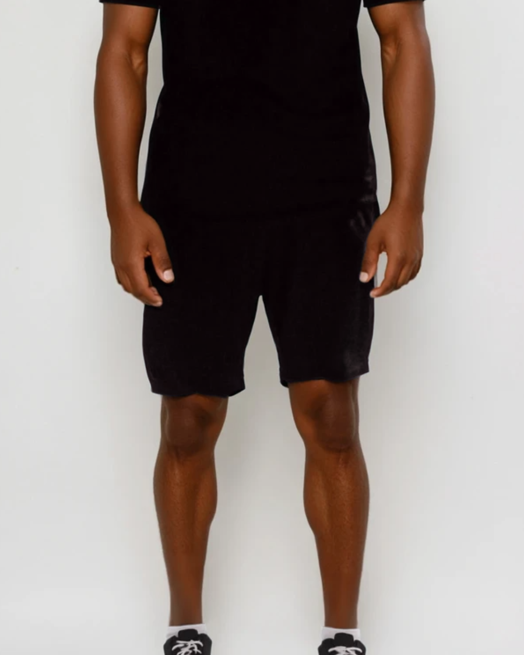 Men's Merino Wool Sports Shorts - Black - GilloServ
