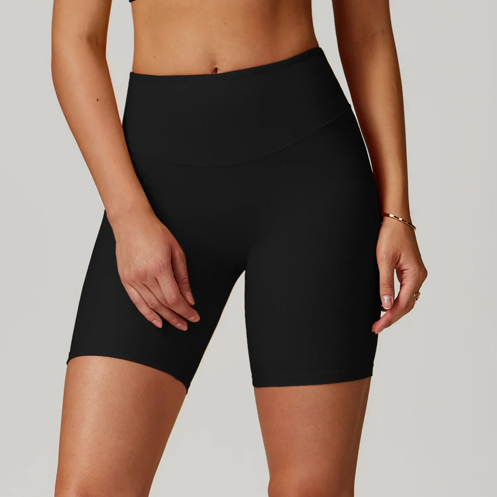 Women Yoga Shorts High Waist Quick-Dry Push Up Gym - GilloServ