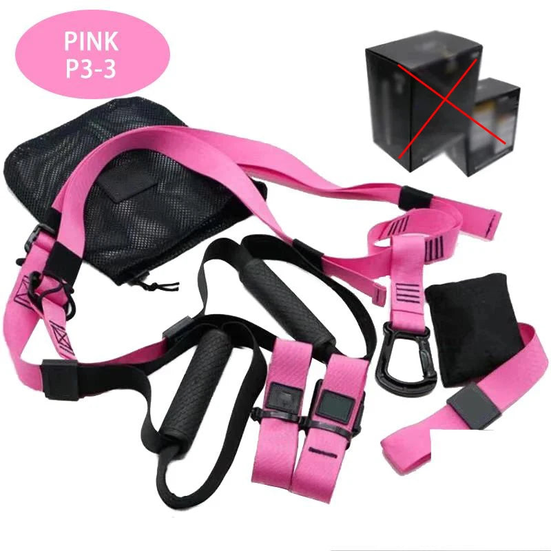 Hanging Training Strap Adjustable Fitness Band Chest Exercise Strap Pull Rope Resistance Band Set Home Gym Exercise Equipment - GilloServ