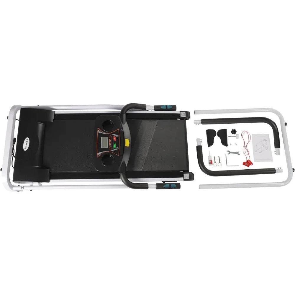 Treadmills for Seniors Recovery Fitness Exercise Machine Walking Treadmill with Full Length Handrails &Heart Rate Sensor - GilloServ