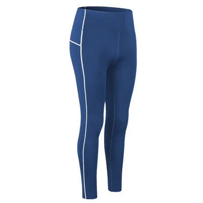 Winter Yoga Suit Stretch Set Gym Workout Shirt Leggings Sportswear - GilloServ