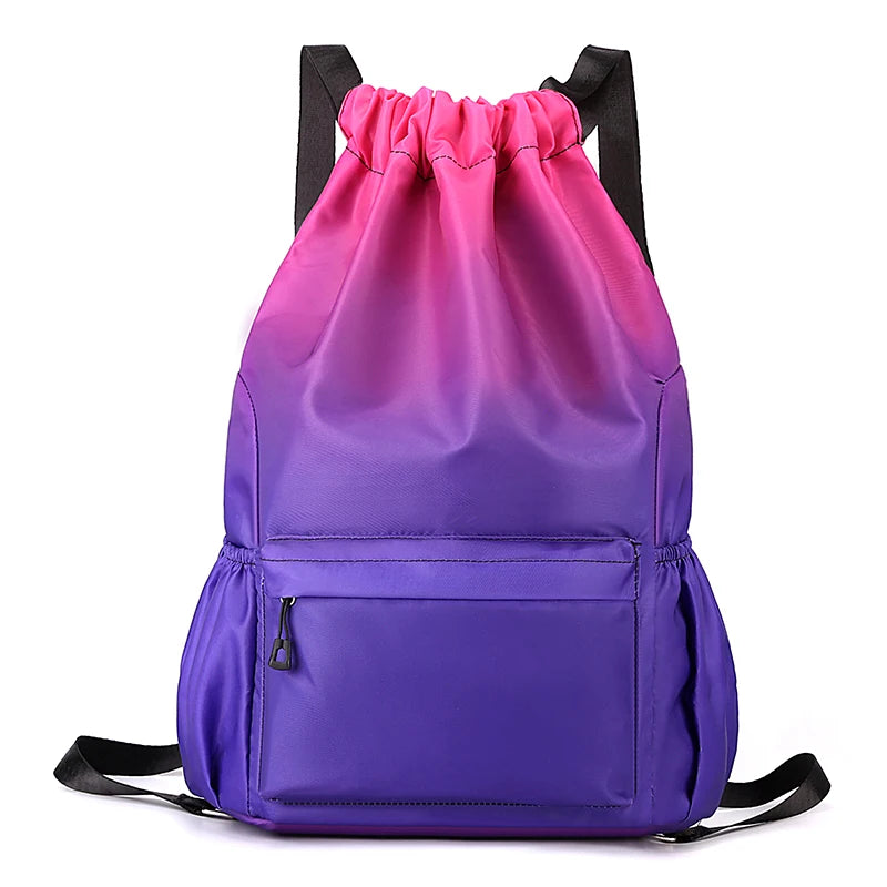 Bundle Pocket Backpack Waterproof Nylon Swimming/Basketball/Soccer/Volleyball/Bag - GilloServ