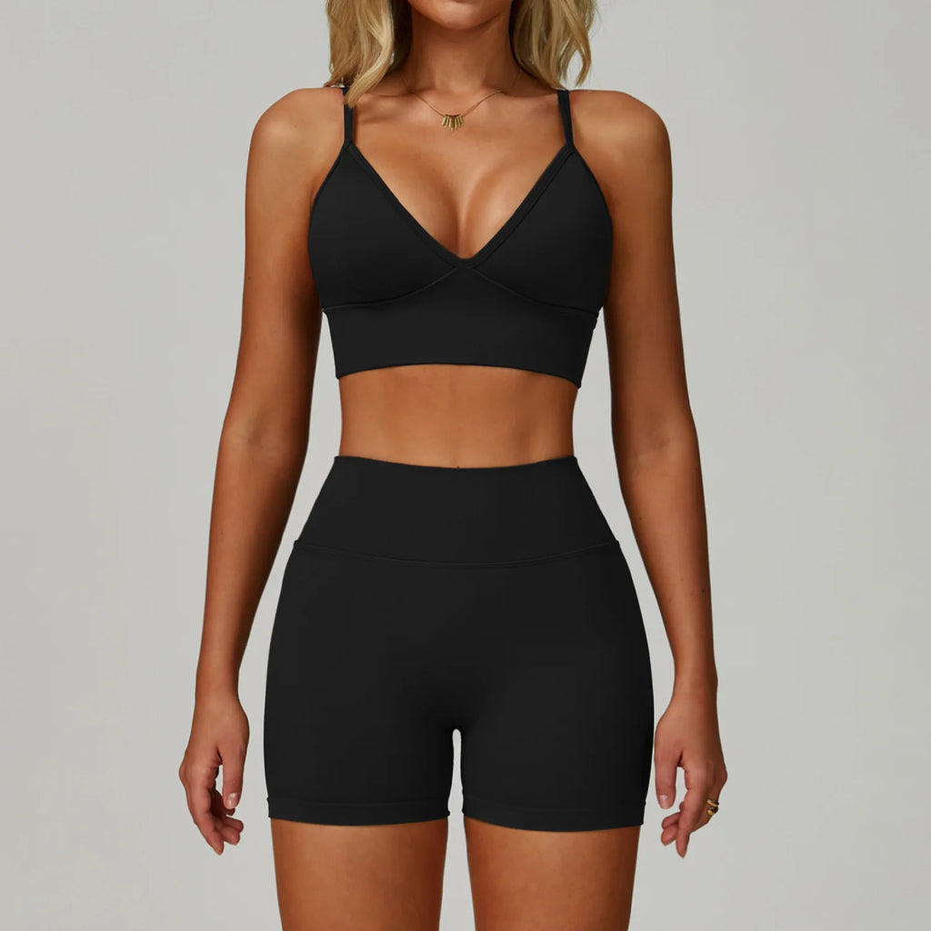 Yoga Gym Clothes Women Tracksuit// Workout //Outfits Fitness Set - GilloServ