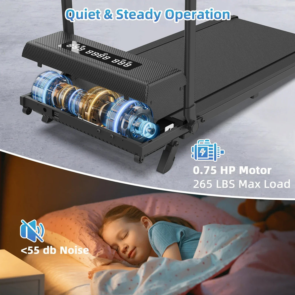 Portable High Quality Home Desktop Treadmill with Tilt Gym Sports - GilloServ