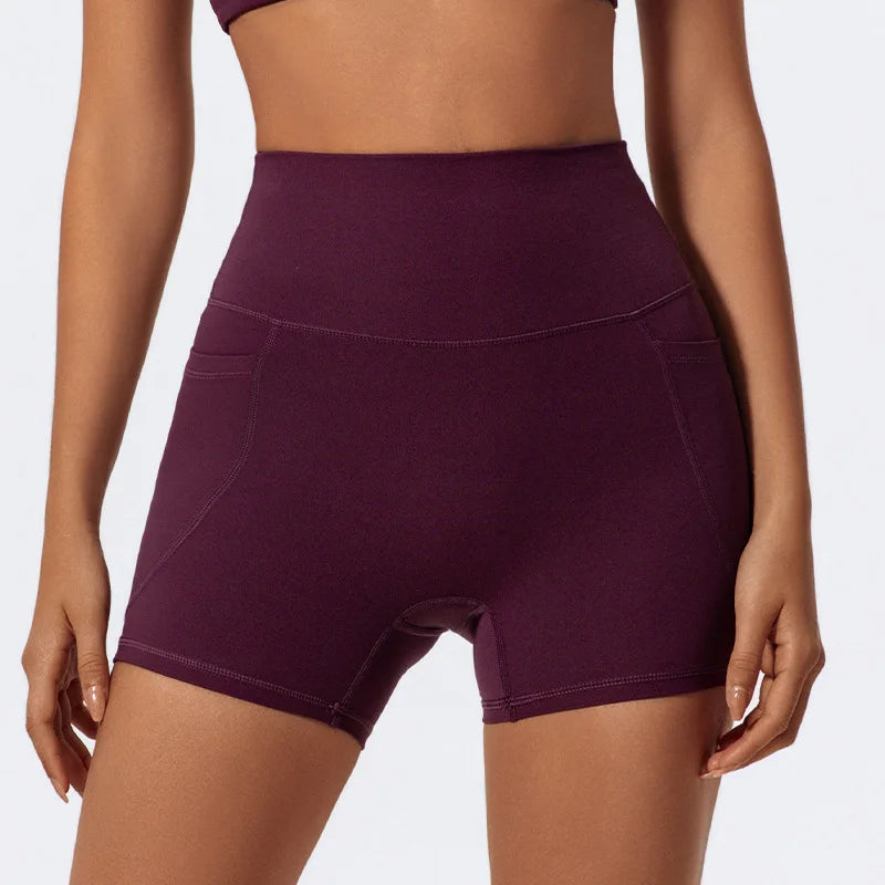 LezyanXR Yoga Leggings Quad Pants Moisture Wicking Quick Drying Breathable Fitness Sports Gym Workout Clothes Shorts for Women - GilloServ