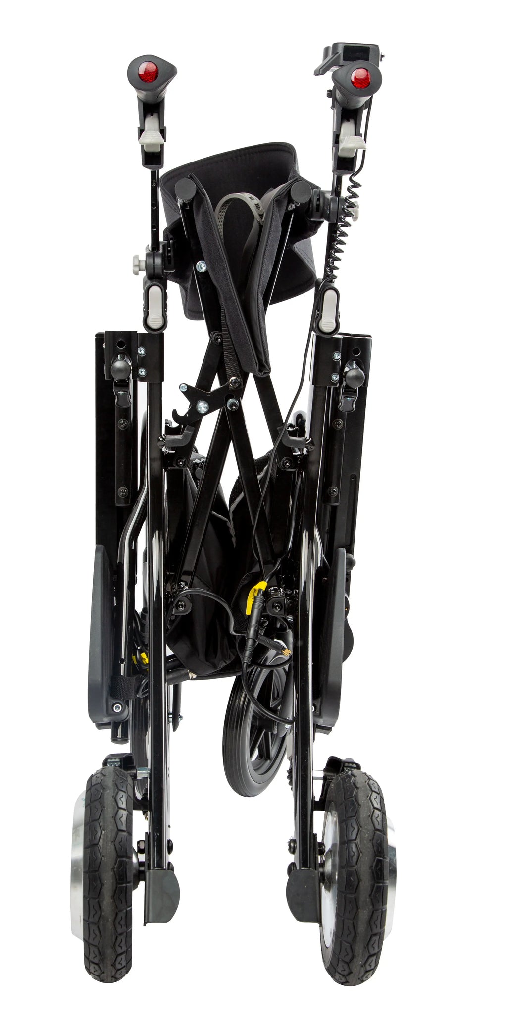 Lightweight Foldable All-Terrain Walker, Rollator Elderly Mobility Wheelchair, Carrier Shopping Cart - GilloServ