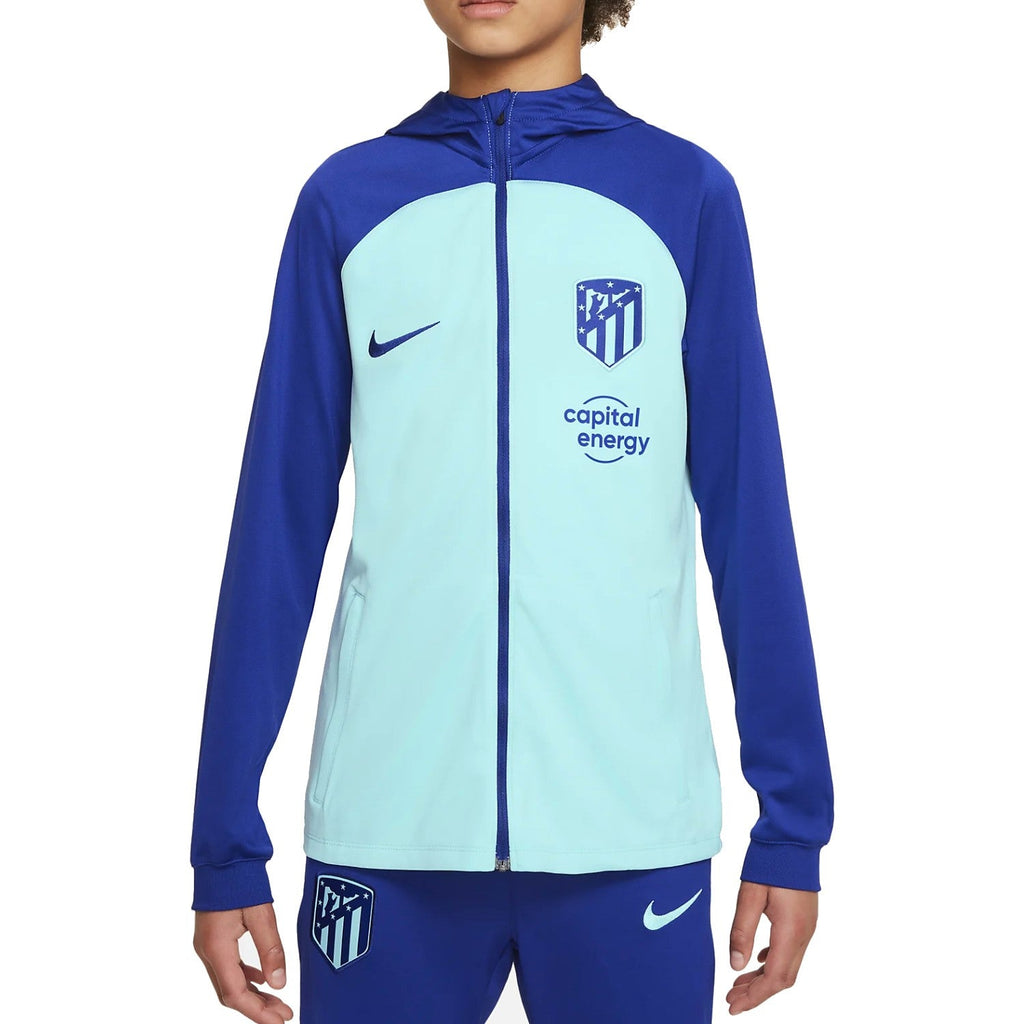 Kids - Atletico Madrid hooded presentation Soccer tracksuit - GilloServ