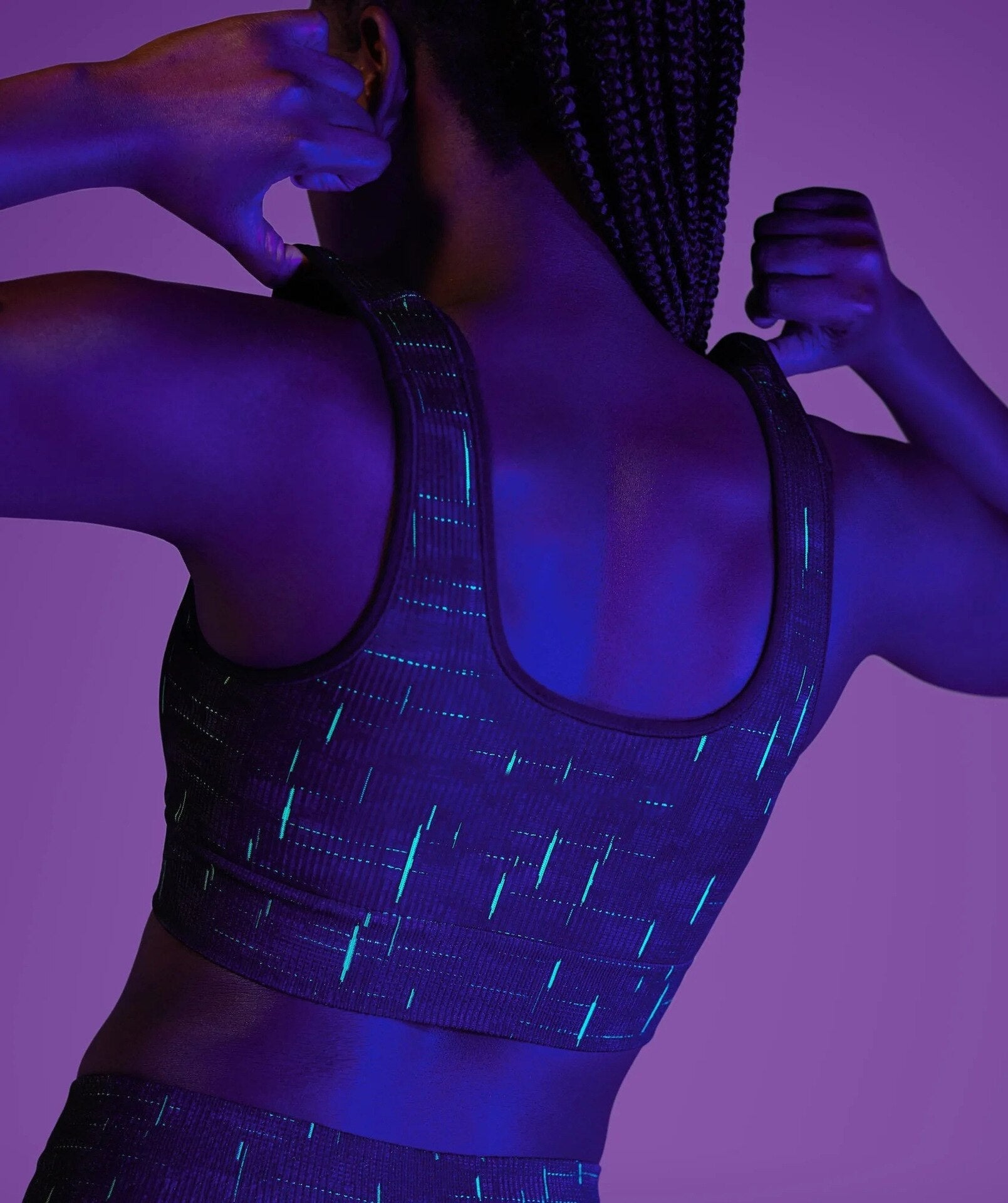 Autumn Fluorescence Seamless Yoga Suit Fashion Workout Push Up Gym Fitness Tracksuit Tank Crop Top Leggings Two Piece Set Outfit - GilloServ