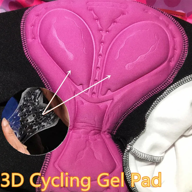 MALCIKLO Women Anti-shock Cycling Pants Mountain Bike - GilloServ