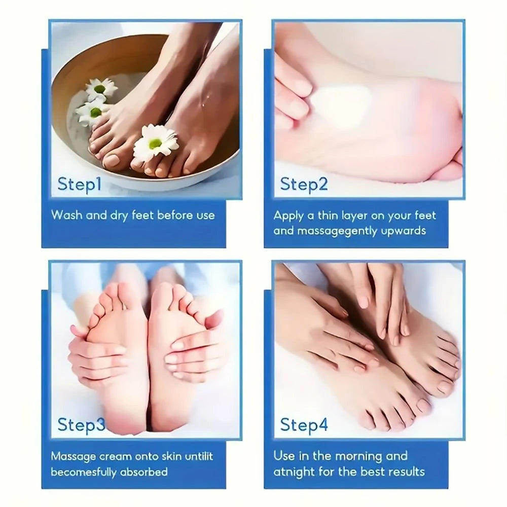 60% Urea Foot Cream for Cracked Heels & Dry Skin - Intensive Moisturizing Treatment, Callus Remover, Diabetic Foot Care. - GilloServ