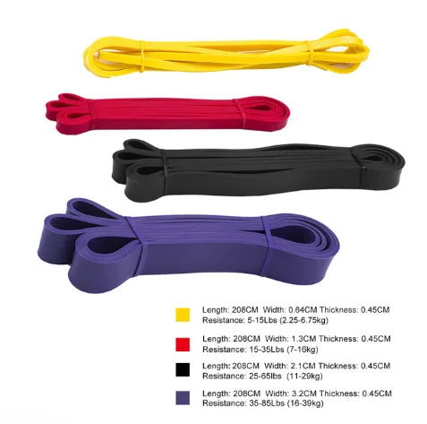 Unisex Fitness 208cm Rubber Resistance Yoga Band Pilates - GilloServ
