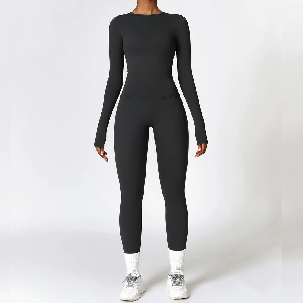 Best 2/3PCS Yoga Set Women Workout Set Seamless Sportswear Gym Clothing - GilloServ