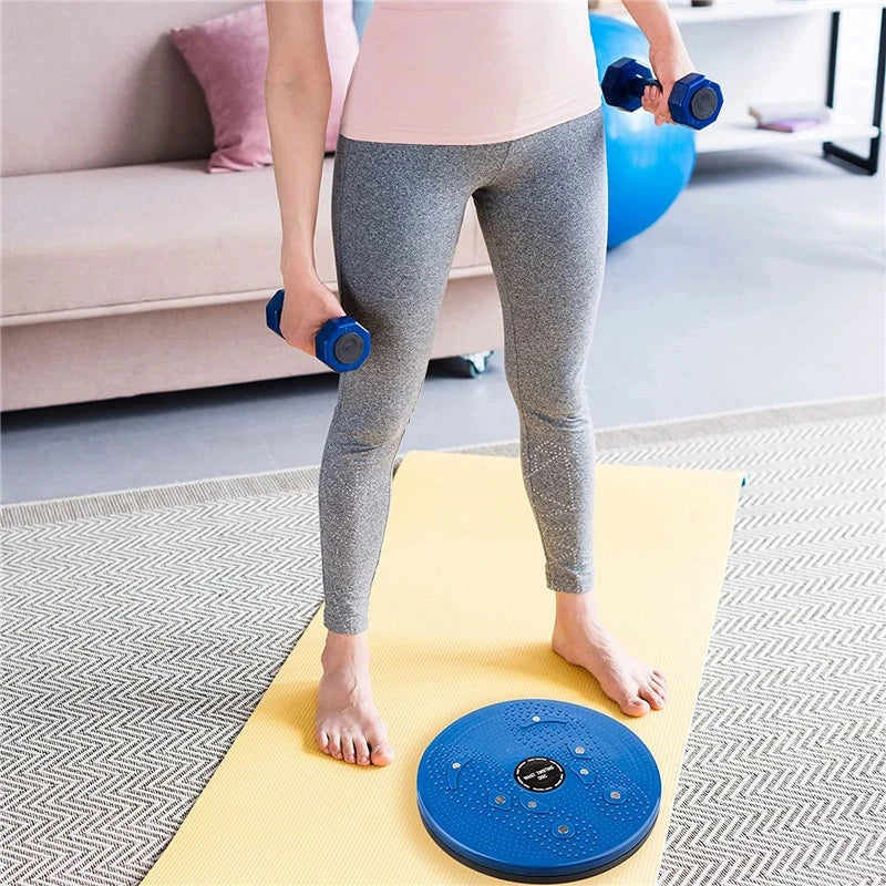 Indoor Fitness Twisting Waist Plate Balance/ Board Physical Massage/ Weight Loss Body-shaping Twister - GilloServ