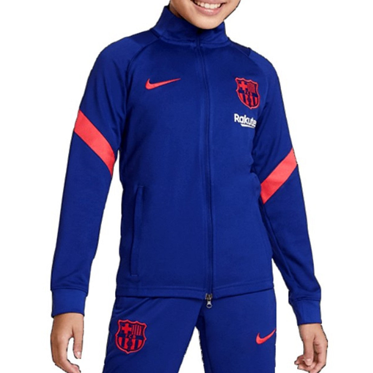 Kids - FC Barcelona blue presentation Soccer tracksuit - GilloServ