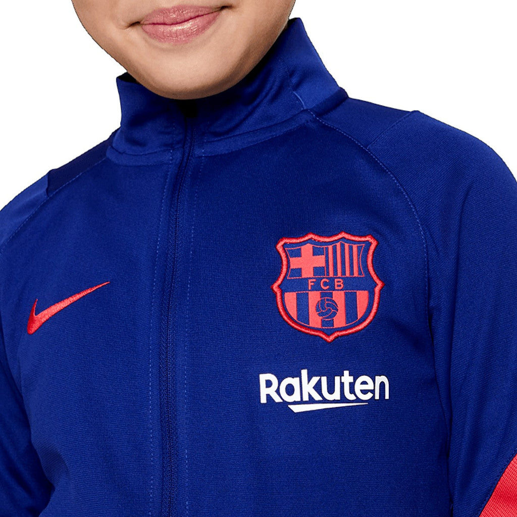 Kids - FC Barcelona blue presentation Soccer tracksuit - GilloServ