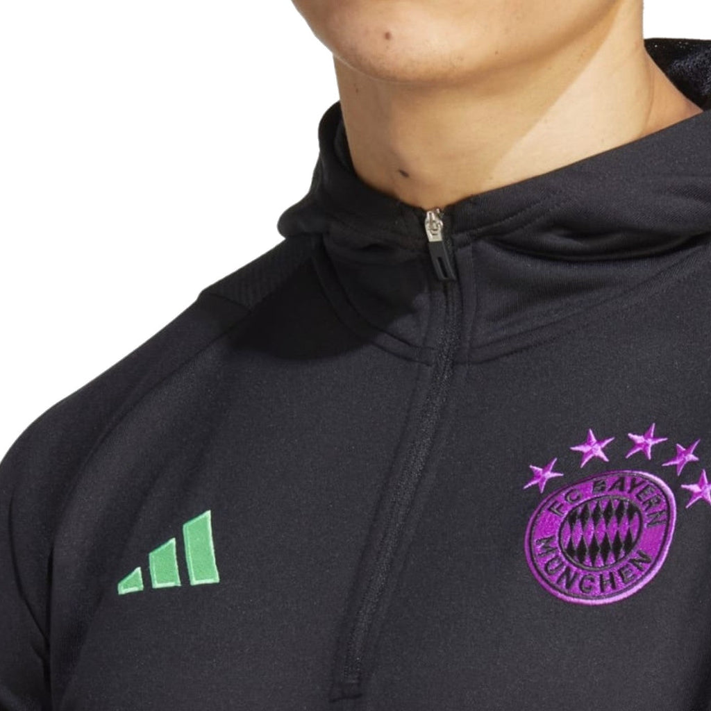 Bayern Munich black hooded training technical tracksuit - GilloServ