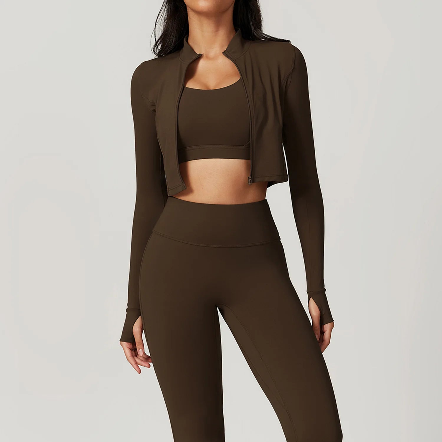 High Quality 3PCS Yoga Set Women Workout Sets Gym Sportswear Yoga Suit - GilloServ