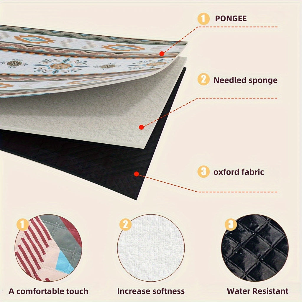 Outdoor Camping Blanket Waffle Weave Picnic Mat - GilloServ