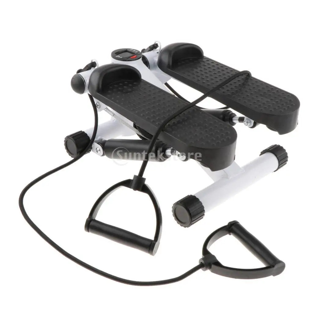 Bicycle Foldable Pedal Stepper Fitness Machine Slimming Treadmill Workout Step Aerobics Home Gym Mini Stepper Exercise Equipment - GilloServ