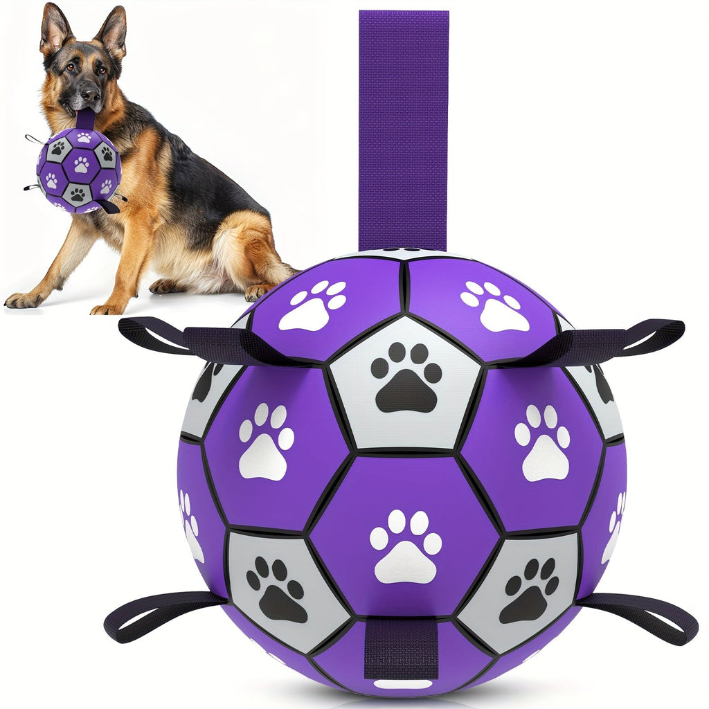 Rubber Dog//Durable Soccer Ball with Straps - GilloServ
