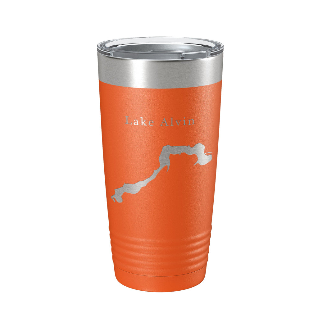 Lake Alvin Map Tumbler Travel Mug Insulated Laser Engraved Coffee Cup South Dakota 20 oz-17