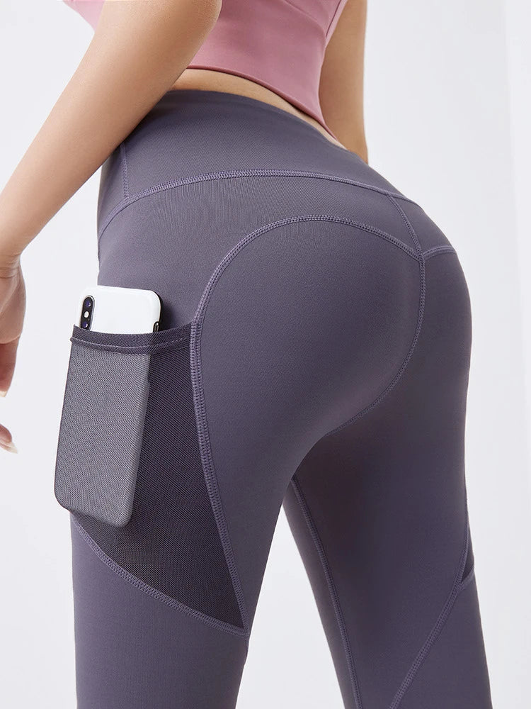 Yoga Pants with Pocket Plus Size Leggings Sport Girl Gym - GilloServ