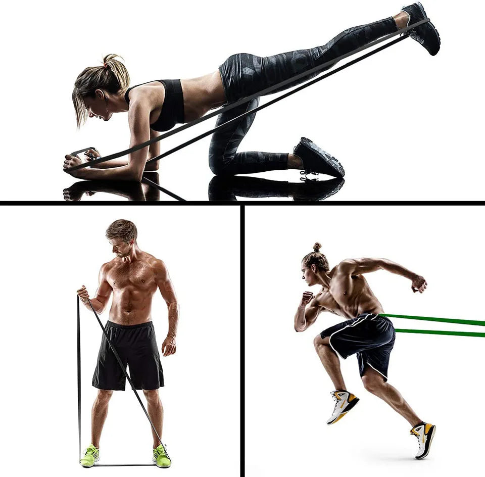 Unisex Fitness 208cm Rubber Resistance Yoga Band Pilates - GilloServ