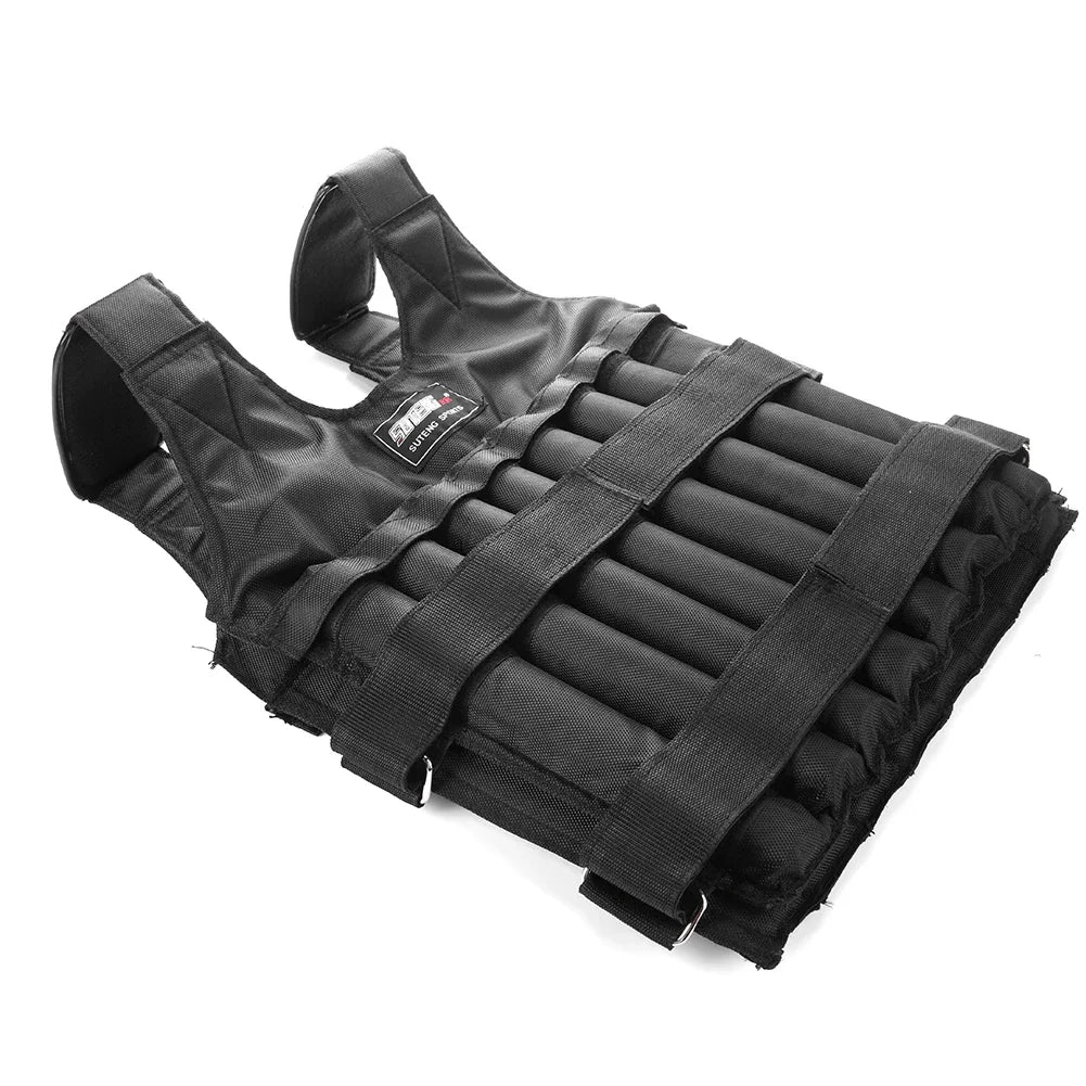 1-50kg Weighted Vest Adjustable Loading Weight Jacket Exercise Waistcoat - GilloServ