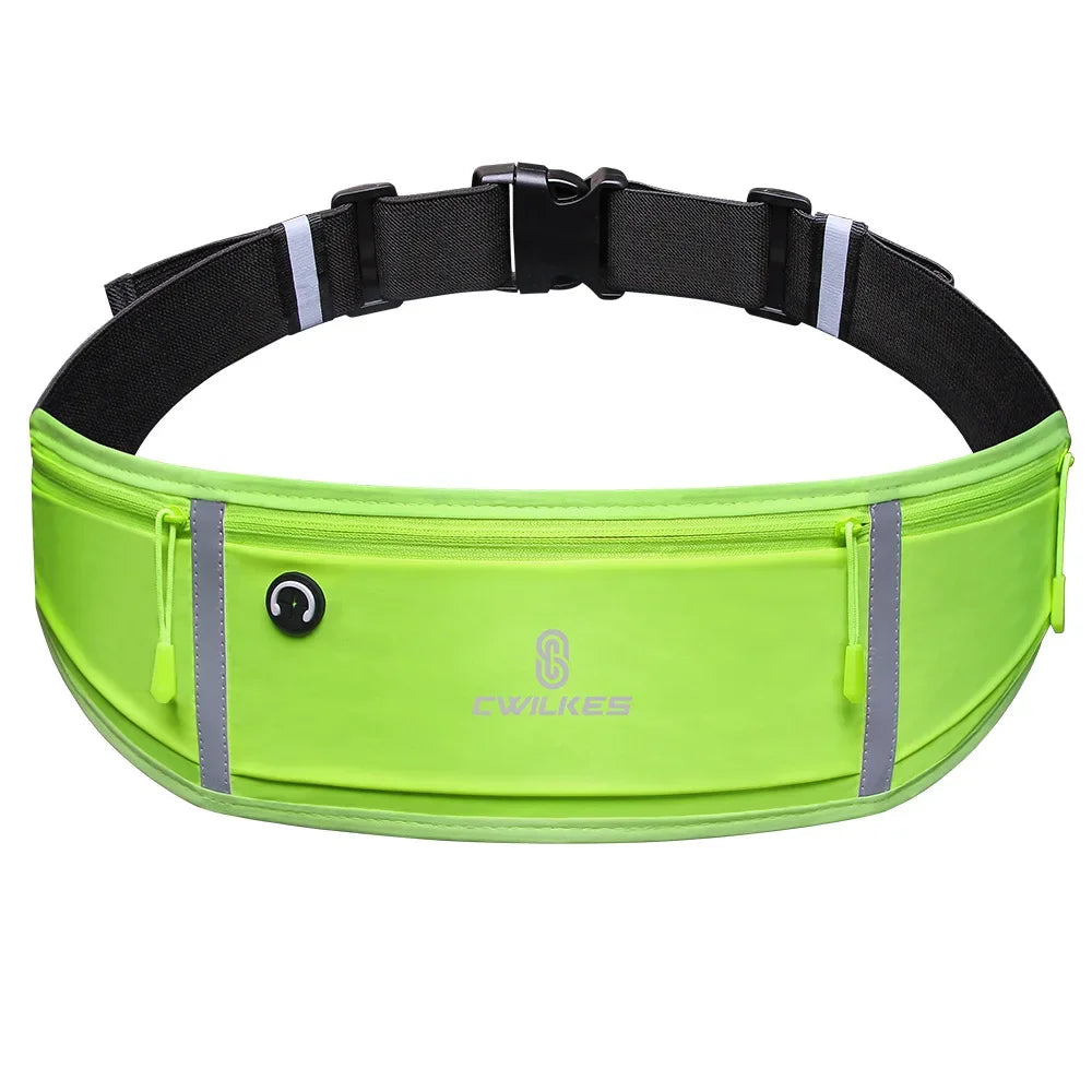 CWIKLES Sports Fanny Pack Women Running Belt Waist Bag Men Waterproof Gym Phone Pouch Banana Bags Run Accessories - GilloServ