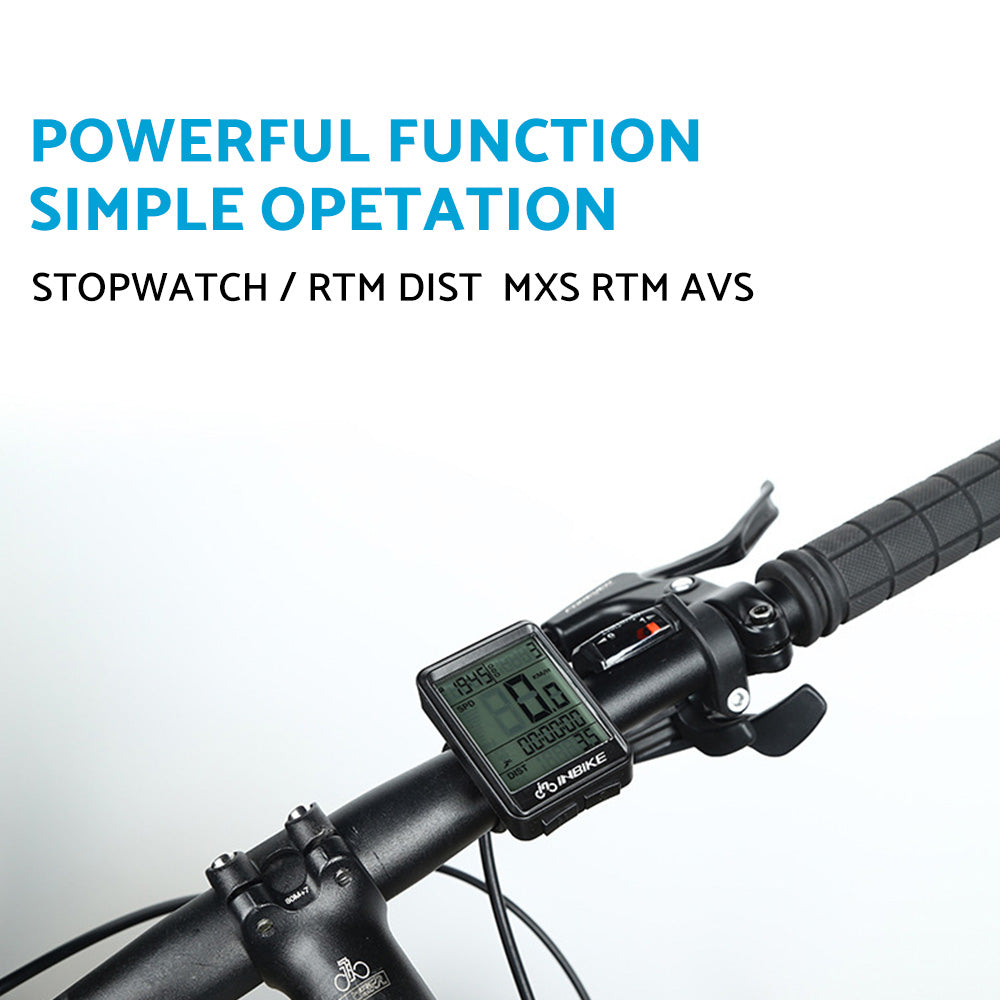 Wireless Mountain Bike Computer LCD Speedometer Odometer Suitable For Bicycle Waterproof - GilloServ
