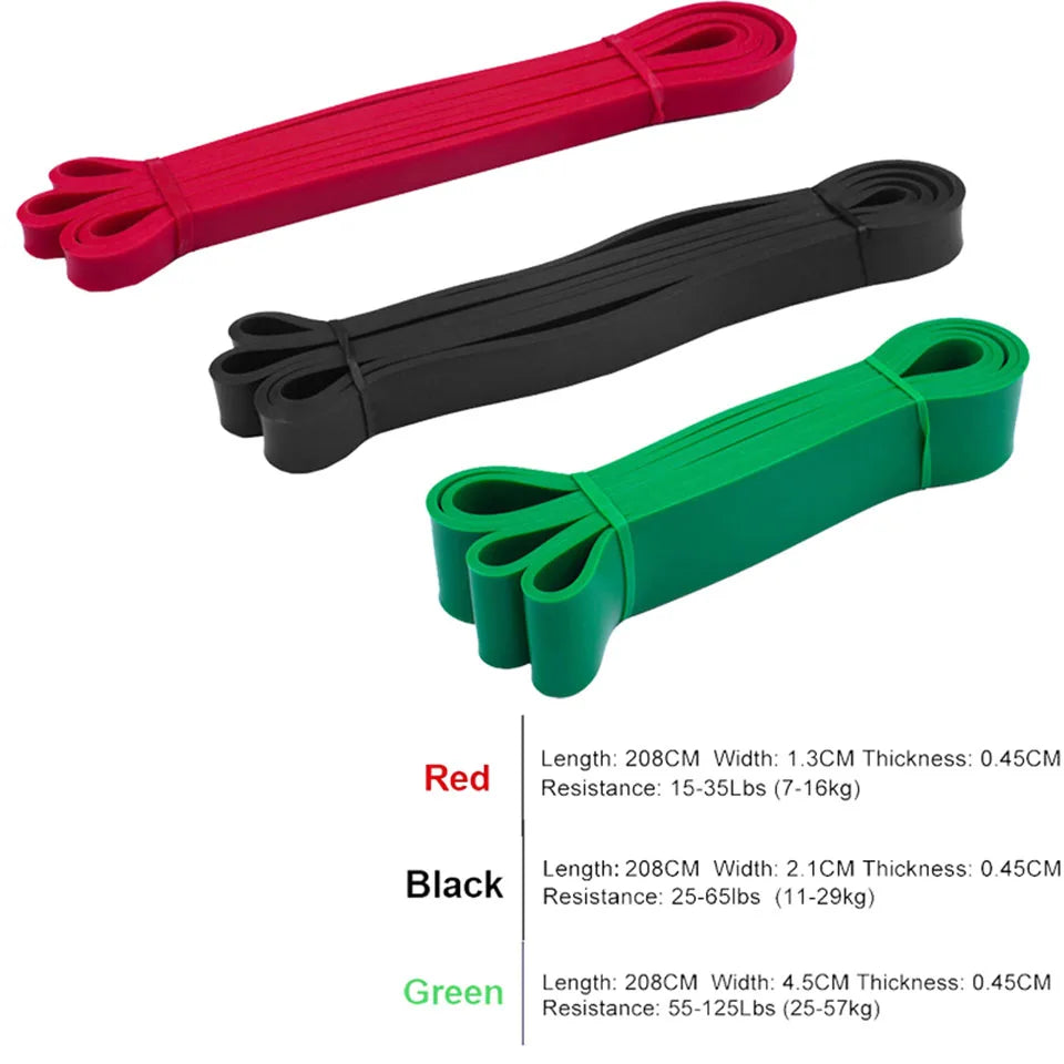 Unisex Fitness 208cm Rubber Resistance Yoga Band Pilates - GilloServ