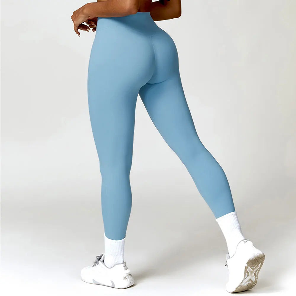 Women Yoga Pants Seamless Sports Gym Workout Stretchy clothes  High Waist - GilloServ