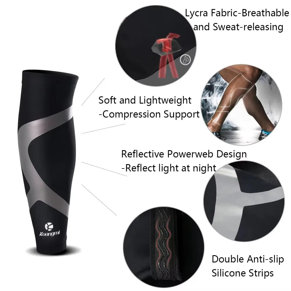 2pcs Calf Compression Sleeves Running Leg Sleeves - GilloServ