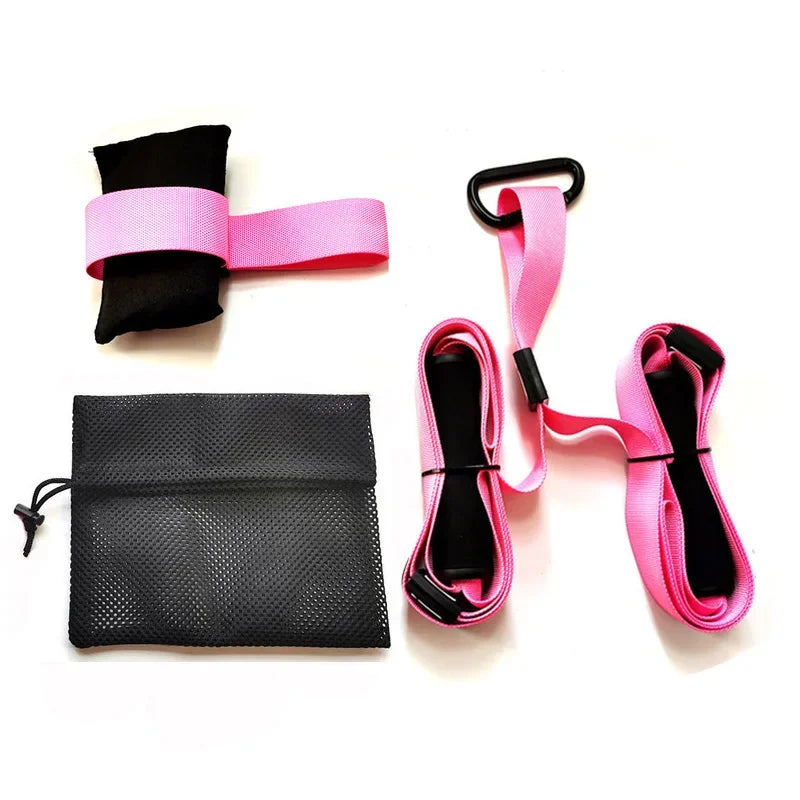Hanging Training Strap Adjustable Fitness Band Chest Exercise Strap Pull Rope Resistance Band Set Home Gym Exercise Equipment - GilloServ