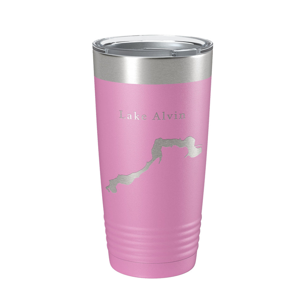 Lake Alvin Map Tumbler Travel Mug Insulated Laser Engraved Coffee Cup South Dakota 20 oz-14