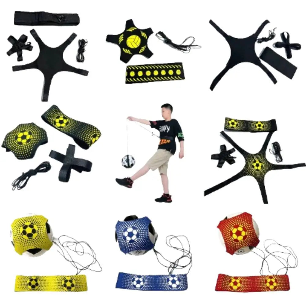 Elastic Belt Soccer Ball Juggle Bags Kicking Durable Football Training - GilloServ