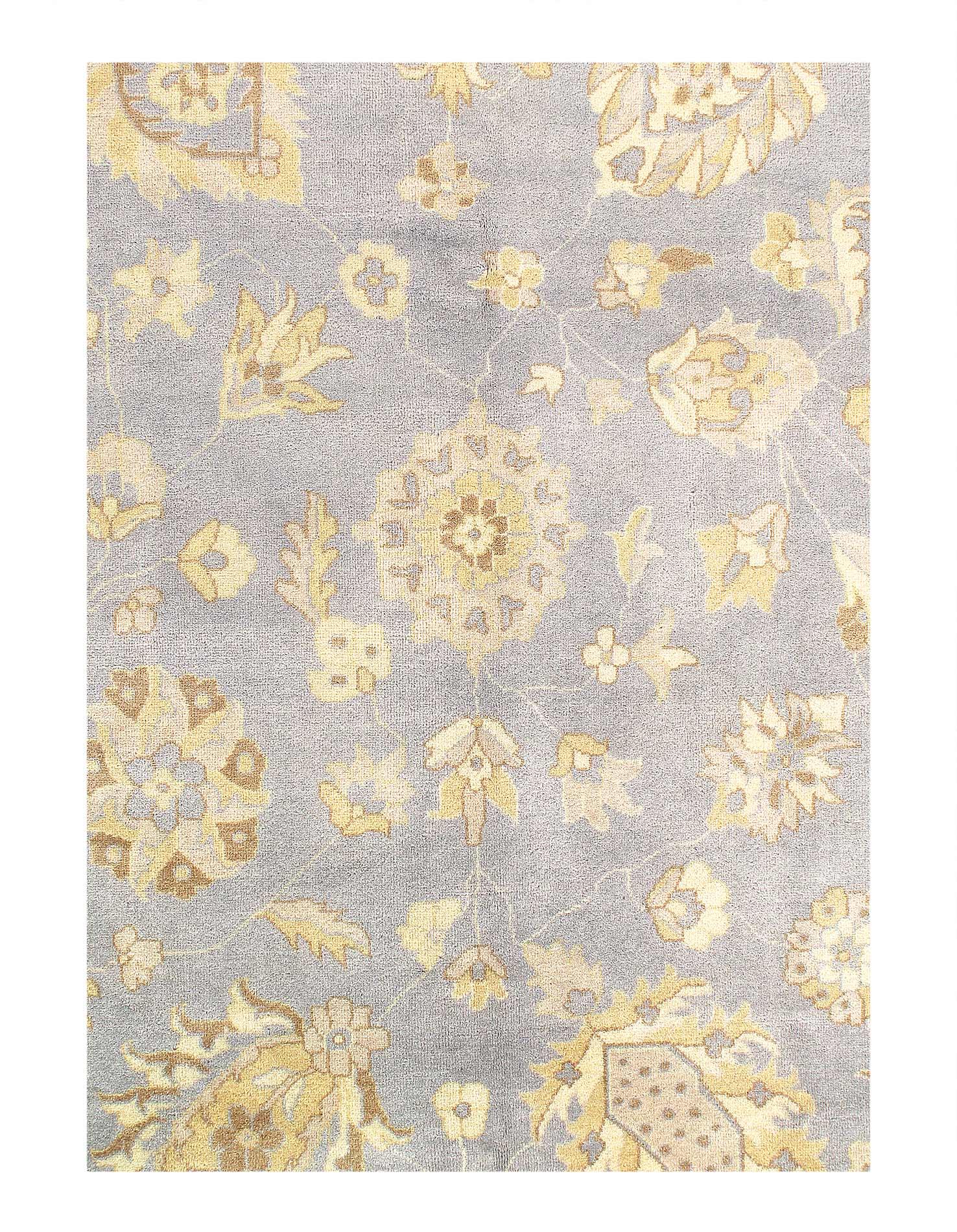 Canvello Traditional Oushak Design Hand-knotted Rug - 9' X 12'-1