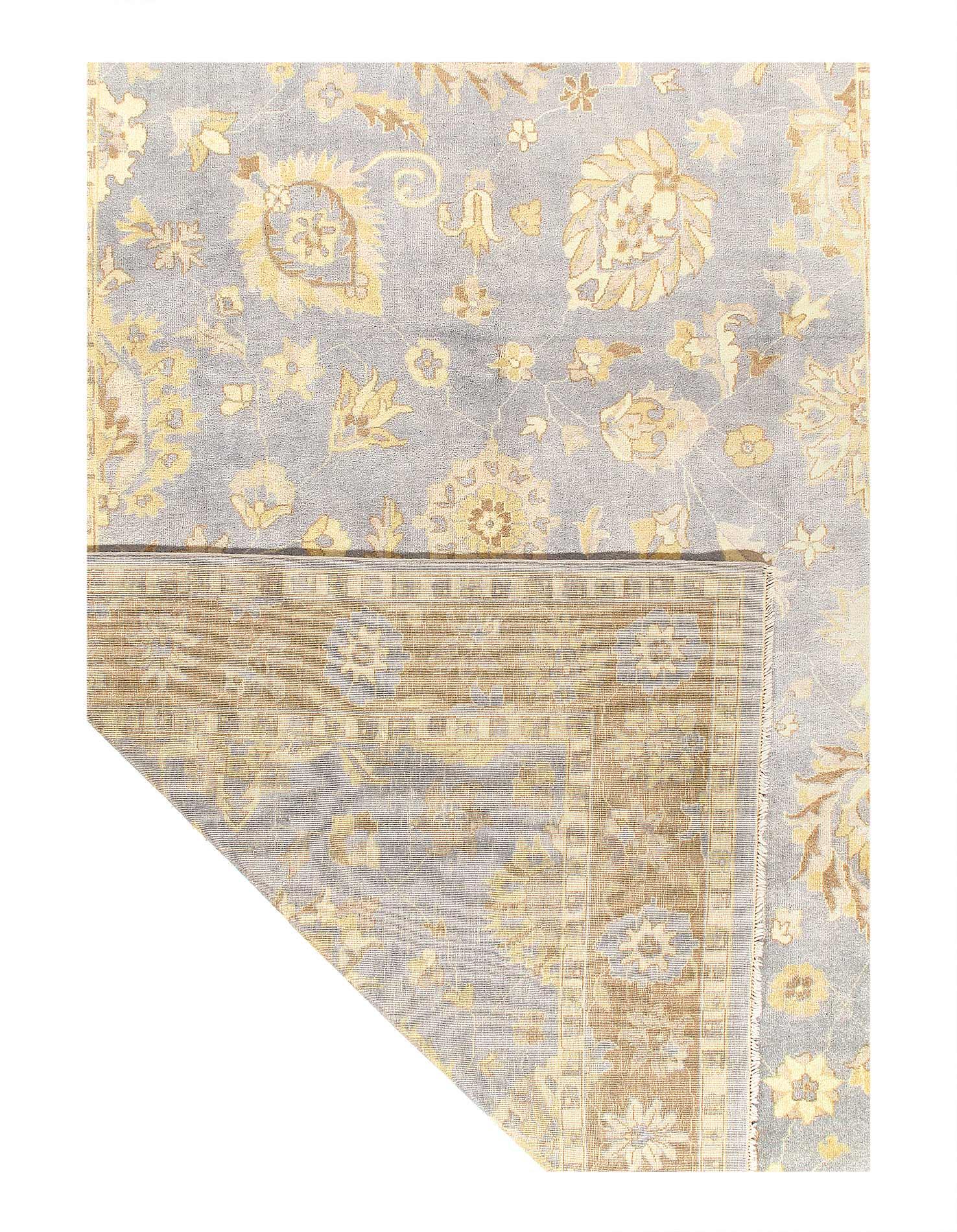 Canvello Traditional Oushak Design Hand-knotted Rug - 9' X 12'-2
