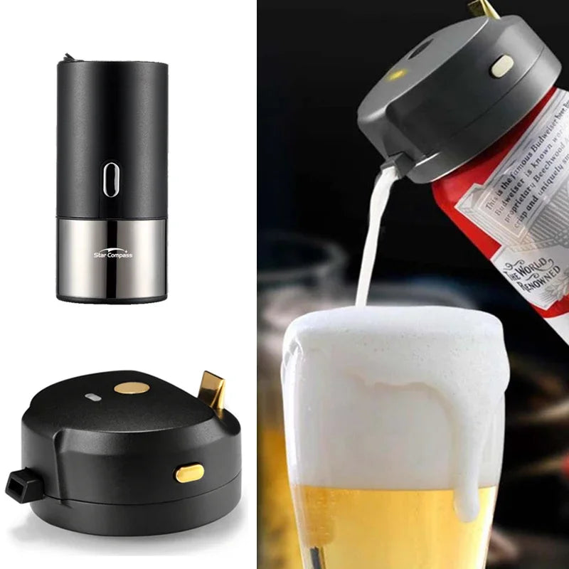 Automatic Beer Foamer Washable Beer Foam Machine Barware - GilloServ