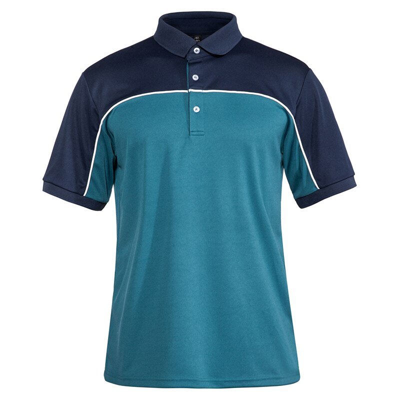 Color Block T-Shirts Mens Short Sleeve Polo Shirts - GilloServ