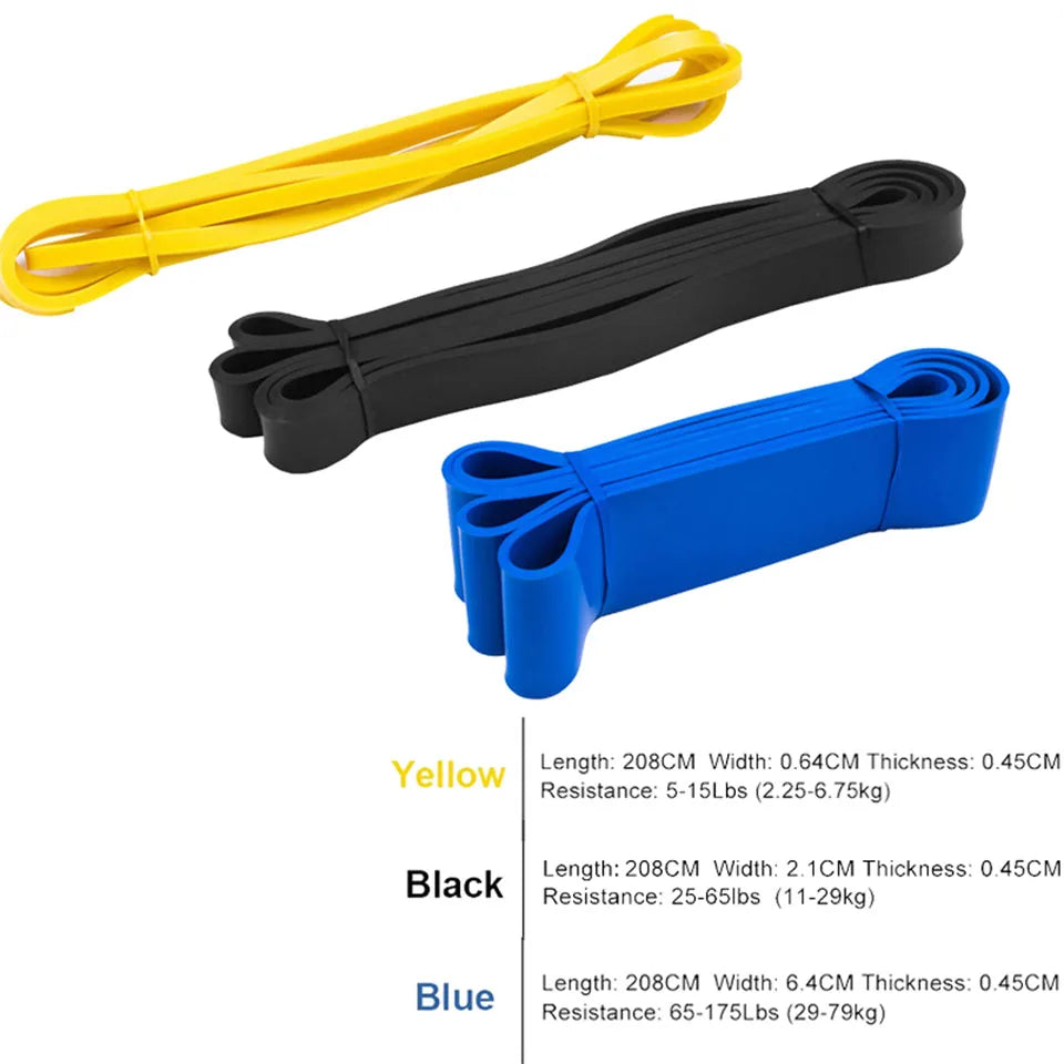 Unisex Fitness 208cm Rubber Resistance Yoga Band Pilates - GilloServ