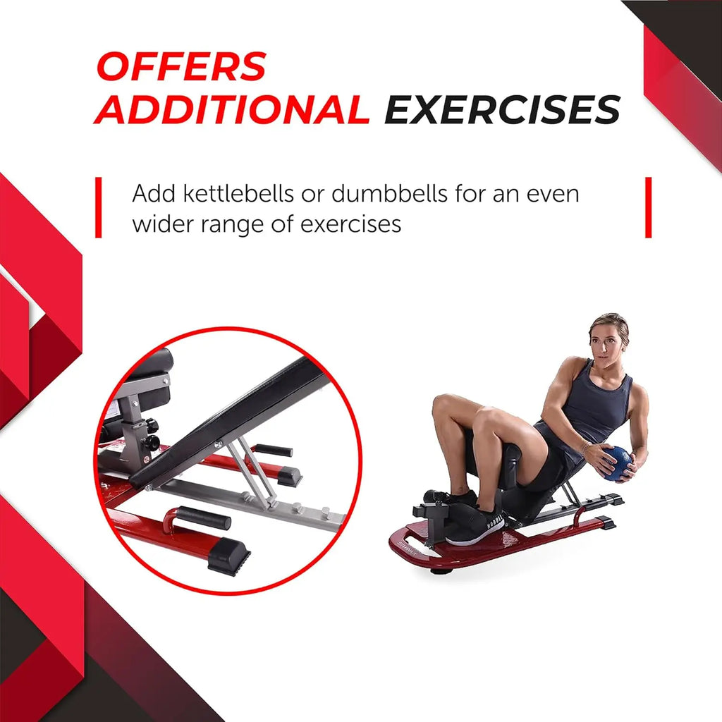 X 4-in-1 Fitness Bench Adjustable Weight and Foldable Exercise Bench - GilloServ