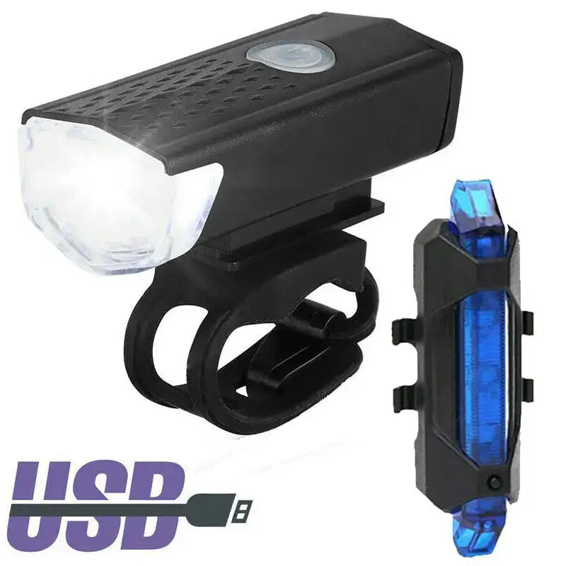 Bicycle headlight IPX6 waterproof cycling bike light USB rechargeable mini portable torch night light illumination light - GilloServ