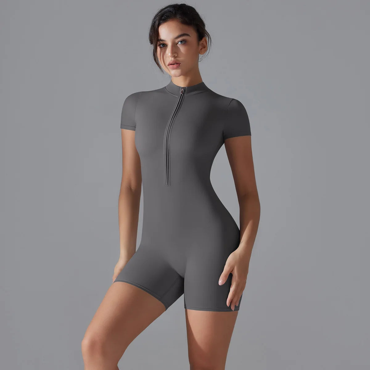 Breathable Quick Drying Exercise Set, One-piece Stand Up Yoga Sui - GilloServ