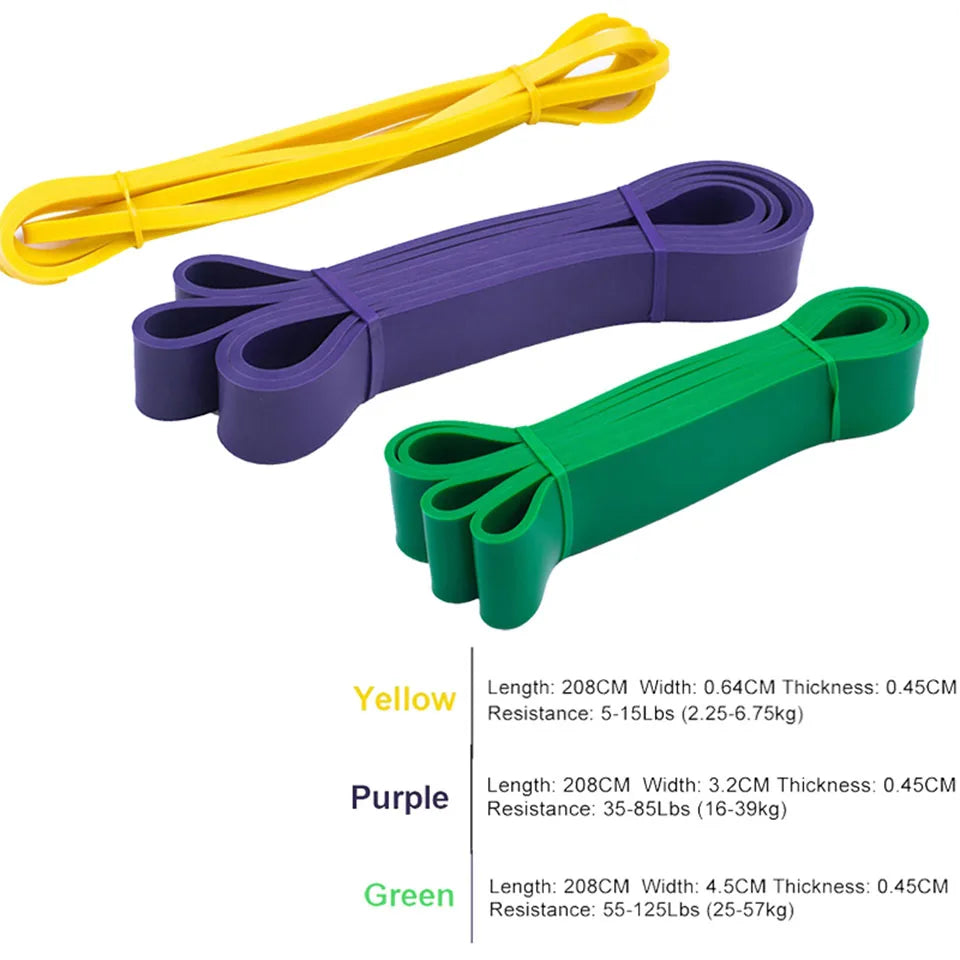 Unisex Fitness 208cm Rubber Resistance Yoga Band Pilates - GilloServ