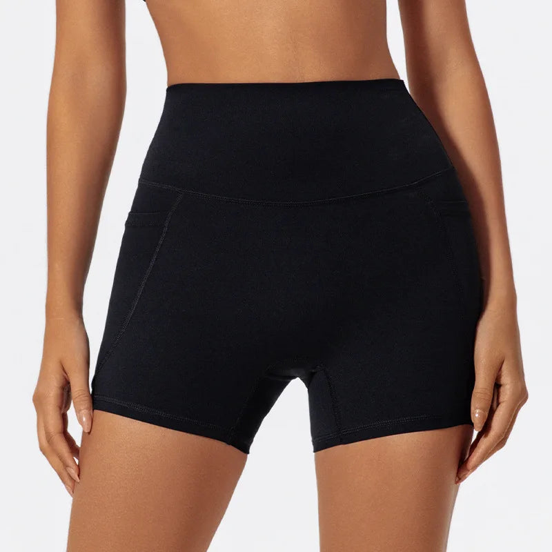 LezyanXR Yoga Leggings Quad Pants Moisture Wicking Quick Drying Breathable Fitness Sports Gym Workout Clothes Shorts for Women - GilloServ